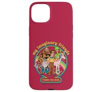 My Imaginary Friends Unicorn Alien Bigfoot Retro Adult Humor Carcasa para iPhone 15 Plus