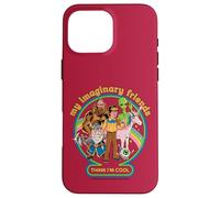 My Imaginary Friends Unicorn Alien Bigfoot Retro Adult Humor Carcasa para iPhone 16 Pro Max