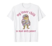 My Inner Child Is Mad with Power Rana Caballero Camiseta