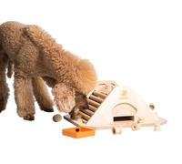 My Intelligent Dogs Juguete Interactivo de Madera para Perros Pirámide, M