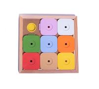 My Intelligent Dogs Juguete Interactivo para Perros de Madera Dog' Sudoku Rainbow Profi, M
