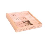 My Intelligent Dogs Sudoku Small Expert - Juguete Interactivo para Gatos y Perros para golosinas - Juguete Inteligente para Perros y Gatos de Madera