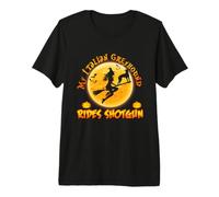 My Italian Greyhound Rides Shotgun Dog Halloween Costume Camiseta Premium
