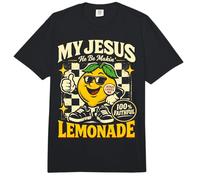 My Jesus He Be Making Lemonade Faith Retro Groovy Apparel Comfort Colors Adult Heavyweight T-Shirt