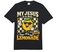 My Jesus He Be Making Lemonade Faith Retro Groovy Apparel Comfort Colors Adult Heavyweight T-Shirt