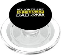 My Jokes Are Official Dad Jokes Father's Day PopSockets PopGrip para MagSafe