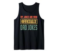 My Jokes Are Official Dad Jokes Funny First Father's Day Camiseta sin Mangas