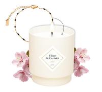 My Jolie Candle - Vela perfumada flor de cerezo - Joya sorpresa pulsera de oro negro - Regalo para mujer mamá - Cera vegetal - Perfume francés - Mecha de algodón