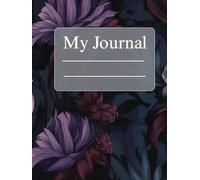 My Journal: A Dark Aesthetic Lined Notebook for Writing, Journaling & Daily Thoughts: 100 Lined Pages | Large 8.25 x 11 Inch Notebook | Minimalist Matte Black Cover for Men, Women, Teens & Writers