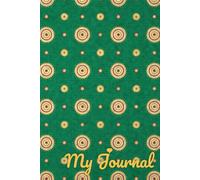 My Journal: Emerald Savanna: Shweshwe-Inspired African Print, Ruled Notebook, 70 Cream Pages (7.5 x 9.8 in)