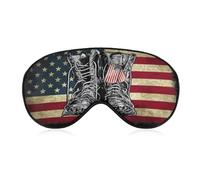 My Journey of Sacrifice Purpose - Antifaz para dormir con la bandera estadounidense con correa ajustable, cómodo y suave, ayuda para dormir, máscaras de ojos bloqueadoras de luz