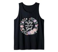 My Joy Comes from God Fe Cristiano Creyente |- Camiseta sin Mangas