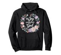 My Joy Comes from God Fe Cristiano Creyente |- Sudadera con Capucha