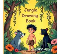 My Jungle Adventure Drawing Book: Fun Animals to Draw and Color|8.5*8.5 inch format size of 74 pages: A Creative Guide for Kids Who Love Wildlife and Art!