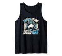 My Kid Is The Loud One Band Mom Marching Band Silbato Camiseta sin Mangas