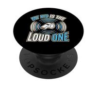 My Kid Is The Loud One Band Mom Marching Band Silbato PopSockets PopGrip Adhesivo