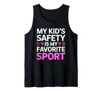 MY Kid's Safety IS MY Favorite Sport Camiseta sin Mangas