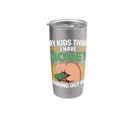 My Kids Think I Have Money Coming Out My Padre en bolsa - Vaso térmico de acero inoxidable de doble pared
