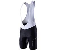 MY KILOMETRE Culotte Profesional con Tirantes para Hombre - Pantalones Cortos de Ciclismo Acolchados con 2 Bolsillos Laterales, Transpirable y Secado Rápido - Ideal para MTB y Carretera
