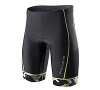 MY KILOMETRE Pantalones Cortos de Triatlón para Hombre - Culotte Ciclismo Profesionales con 2 Bolsillos Secado Rápido y Resistente para Natación, Ciclismo y Running