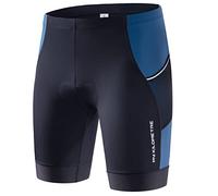MY KILOMETRE Pantalones Cortos de Triatlón para Hombre - Culotte Ciclismo Profesionales con 2 Bolsillos Secado Rápido y Resistente para Natación, Ciclismo y Running