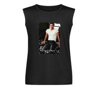 My Kind of Man Keanu Reeves Vest Tank - Camiseta de algodón para hombre, color negro, Negro , L