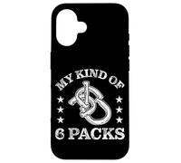 My Kind of Six Packs Cita Funny Horse Lovers Farrier Carcasa para iPhone 16
