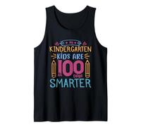 My Kindergarten Kids Are 100 Days Smarter Back To School Camiseta sin Mangas