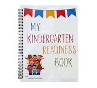 My Kindergarten Readiness Book - Libro de preparación educativa para jugar, 21,3 x 17 x 0,8 cm, libro de trabajo para comenzar la escuela de 3 a 5 años, libro de preparación para la escuela preescolar