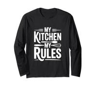 My Kitchen My Rules Funny Cooking Chef Cita Manga Larga