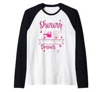 My Knight In Shining Funny Remolque Conductor Esposa Chicas Mujeres Camiseta Manga Raglan