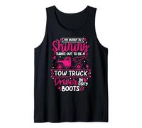 My Knight In Shining Funny Remolque Conductor Esposa Chicas Mujeres Camiseta sin Mangas