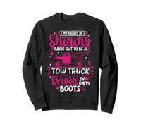 My Knight In Shining Funny Remolque Conductor Esposa Chicas Mujeres Sudadera