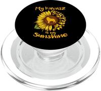 My Kuvasz Dog is My Sunshine Sunflower Dog Paw Puppy Lover PopSockets PopGrip para MagSafe