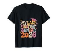 My Last First Day Senior 2026 - Estilo de graduación retro Camiseta