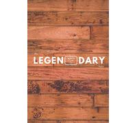 My legend wait for it ary notes: Unlined Notebook - Large (6 x 9 inches) - Journal - 120 blank Pages: Legendary notebook