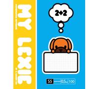 My Lexie™ - Mathematics Notebook: Cute Dog Math Book for Practice and Creative Thinking (For Dog Lovers and Students) - Aesthetic kawaii Graph ... Study Notebook for College and High School