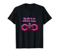 My Life Is An Infinite Loop Programador Café Humor Camiseta