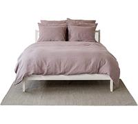 My Linen Home Ropa de Cama de Lino Puro 100% Lavado a la Piedra Rosa Palo, Individual Incluye 1 Funda Nórdica 140x200 cm y 1 Funda Almohada 50x70 cm I Hipoalergénicas, Reguladoras de la Temperatura