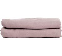 My Linen Home Sábana Plana de Lino Natural 100% Lavada a la Piedra Rosa Palo, 230x270 cm I Hipoalergénica, termorreguladora y Transpirable I Suave y Delicada Incluso para Pieles sensibles