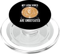 MY Lion Vibes Are Undefeated PopSockets PopGrip para MagSafe