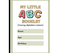 My Little ABC Tracing Booklet Worksheet in Green White Simple Style