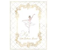 My Little Ballerina Journal: A Fun and Beautifully Illustrated 8.5" x 11" Glossy Paperback Notebook.