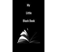 My Little Black Book: Journal For Addresses , To Do, Password Keeper , ruled pages