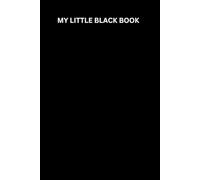 My Little Black Book: My Little Black Book Note book