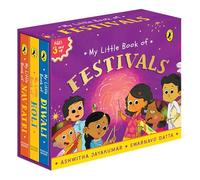My Little Book of Festivals (Boxset) : Illustrated board books on the Indian festivals of Diwali, Holi and Navratri | Hindu mythology for kids age 3+