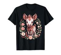 My Little Okapi Forest Giraffe Zoo Animal Cute Camiseta