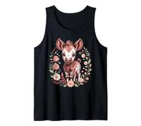 My Little Okapi Forest Giraffe Zoo Animal Cute Camiseta sin Mangas