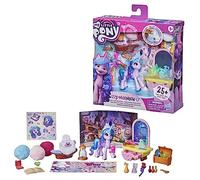 My Little Pony: A New Generation - Izzy Moonbow Escenarios mágicos - Poni Morado y 25 Accesorios