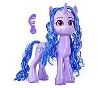 My Little Pony: A New Generation Mega Movie Friends Izzy Moonbow - Pony púrpura de 8 pulgadas con peine